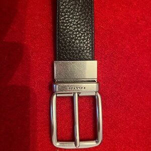 Coach Black Leather Belt